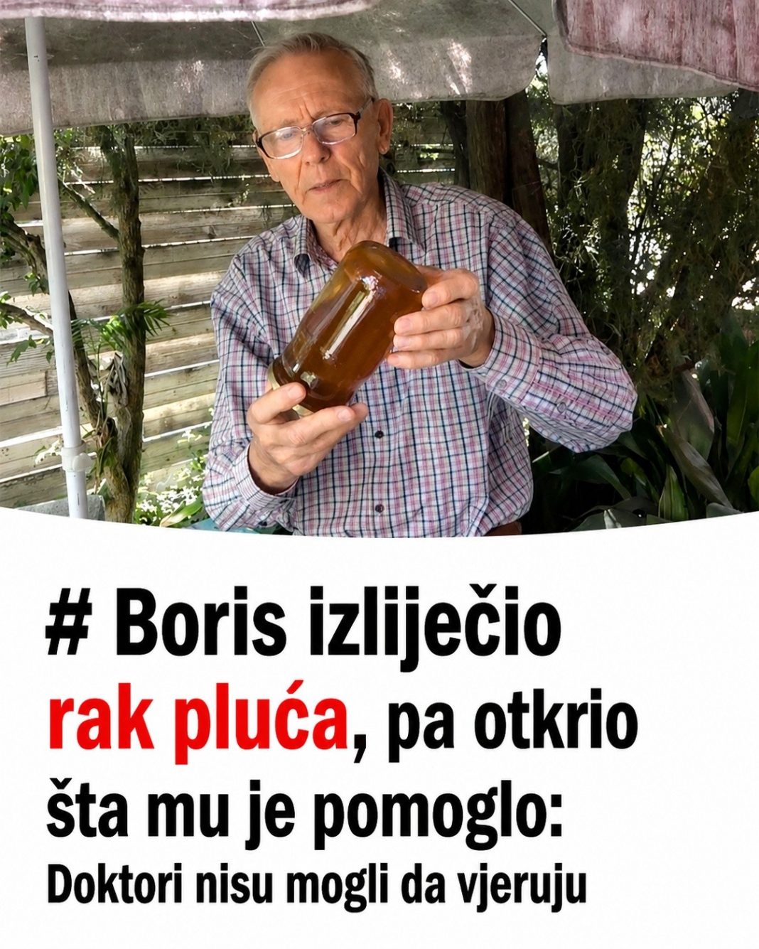 Boris izliječio rak pluća, pa otkrio šta mu je pomoglo: Doktori nisu mogli da vjeruju - featured image Boris izliječio rak pluća, pa otkrio šta mu je pomoglo: Doktori nisu mogli da vjeruju - featured image