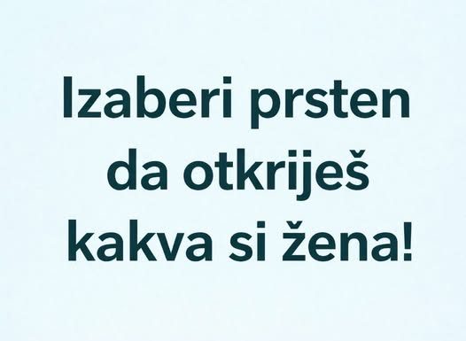 Izaberite prsten i otkrijte šta vaš izbor govori o vašem stilu i ličnosti Izaberite prsten i otkrijte šta vaš izbor govori o vašem stilu i ličnosti - featured image