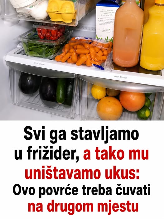 Svi ga stavljamo u frižider, a tako mu uništavamo ukus: Ovo povrće treba čuvati na drugom mjestu - featured image Svi ga stavljamo u frižider, a tako mu uništavamo ukus: Ovo povrće treba čuvati na drugom mjestu - featured image