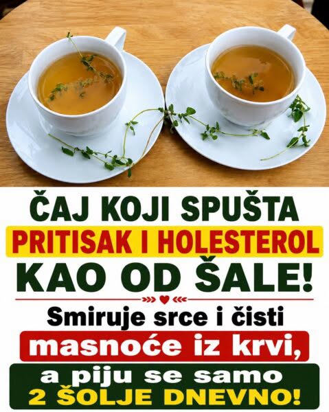 ČAJ K0JI SPUŠTA PRITISAK I H0LESTER0L KA0 0D ŠALE! - featured image ČAJ K0JI SPUŠTA PRITISAK I H0LESTER0L KA0 0D ŠALE! - featured image