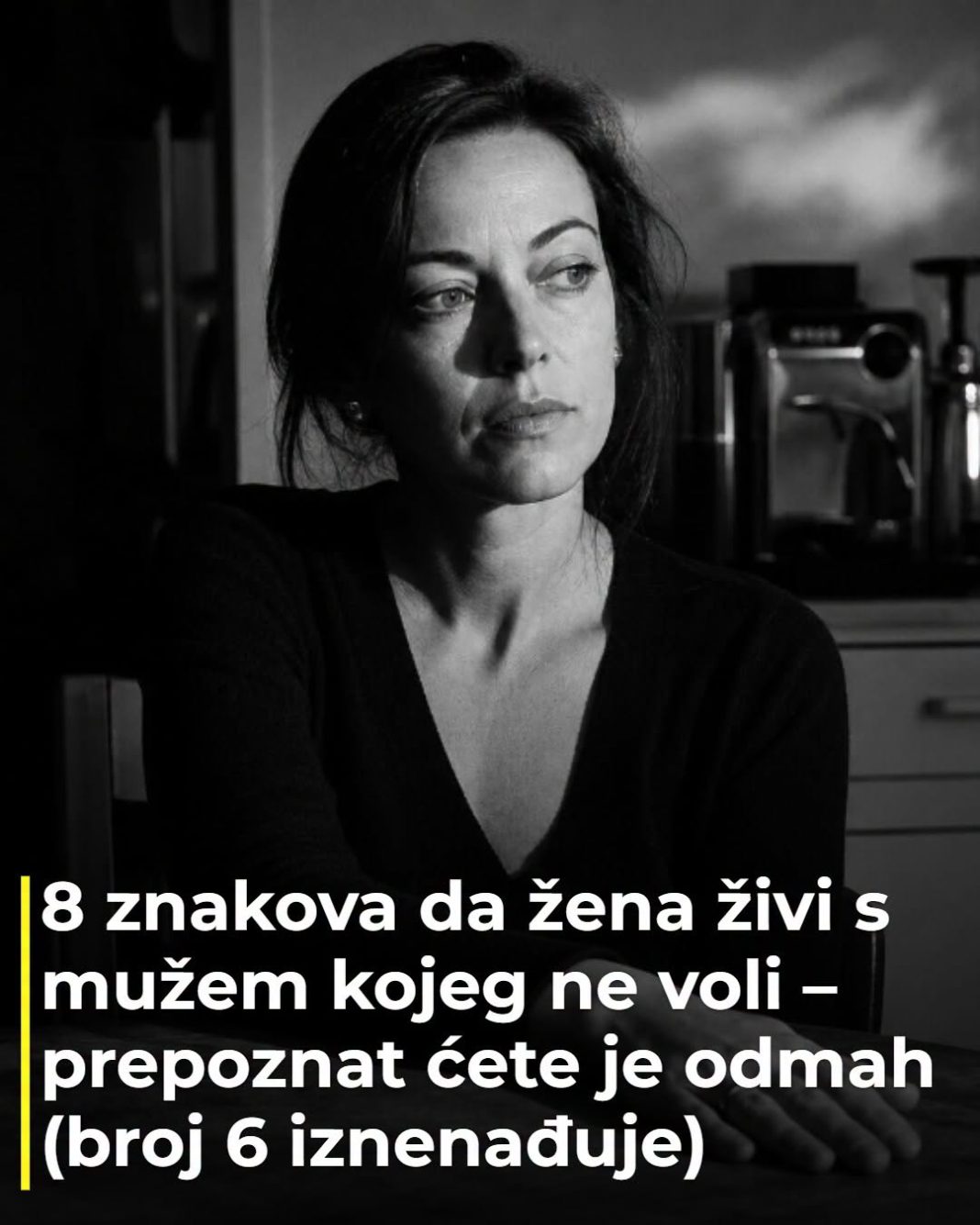 8 znakova da žena živi s mužem kojeg ne voli – prepoznat ćete je odmah (broj 6 iznenađuje) - featured image 8 znakova da žena živi s mužem kojeg ne voli – prepoznat ćete je odmah (broj 6 iznenađuje) - featured image