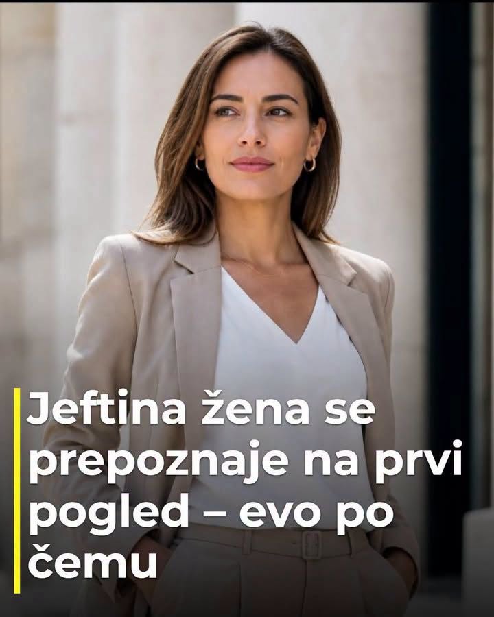 Jeftina žena se prepoznaje na prvi pogled – evo po čemu - featured image Jeftina žena se prepoznaje na prvi pogled – evo po čemu - featured image